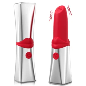 Pause & Play Lipstick Bullet Personal Massager – 10 Vibration Modes | Discreet & Portable Intimate Wellness Device