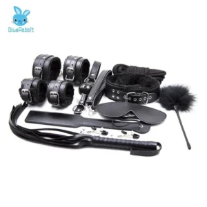 Pause & Play 10-Piece Couples Exploration Kit – Premium Leather Wellness Accessories